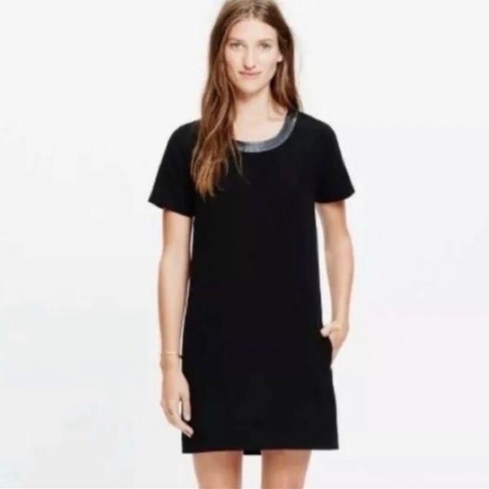 Madewell black mini dress size large